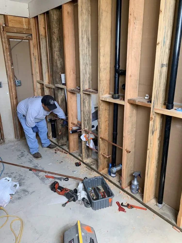 Commercial rough-in plumbing for Gas Line Repair in Ebenezer